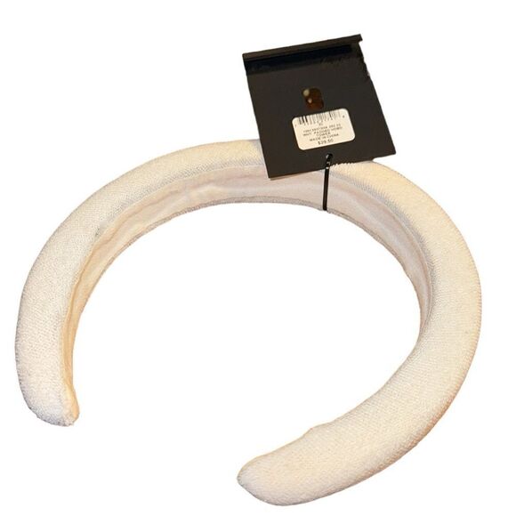 NWT Inc International Concepts Padded Fabric Headband- white - Picture 2 of 3